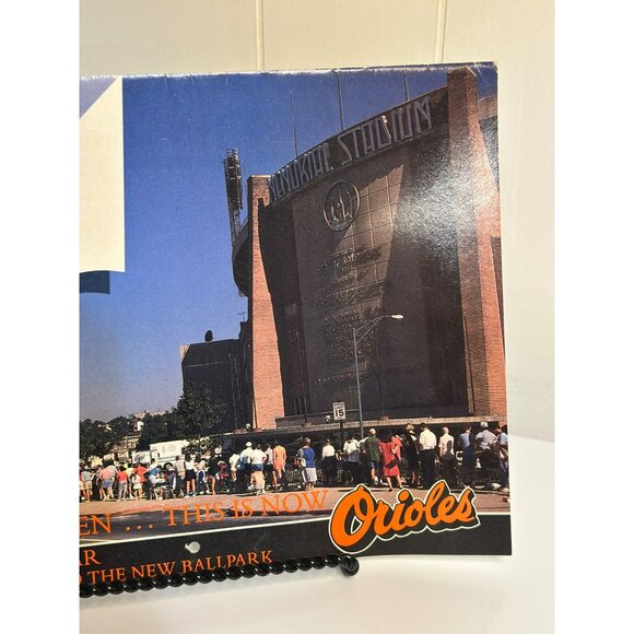 1991–92 Baltimore Orioles Calendar & Fan’s Guide New Ballpark | Memorial Stadium - Picture 3 of 5